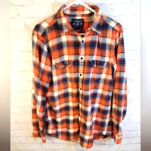 Men's American Eagle "Athletic Fit" flannel longsleeve shirt, size LT